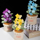 Handmade Crochet Forget-Me-Not Potted Plant | Forever Flower Gift