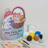 Clover the Bee-Suit Lamb Crochet Kit | DIY Plush Keychain & Bag Charm