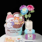 DIY Crochet Dahlia Flower Kit - Handmade Everlasting Blooms