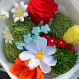 DIY Crochet Flower Bouquet Kit - All Materials Included | Crochet Kit for Beginners