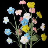 DIY Crochet Forget-Me-Not Bouquet Kit