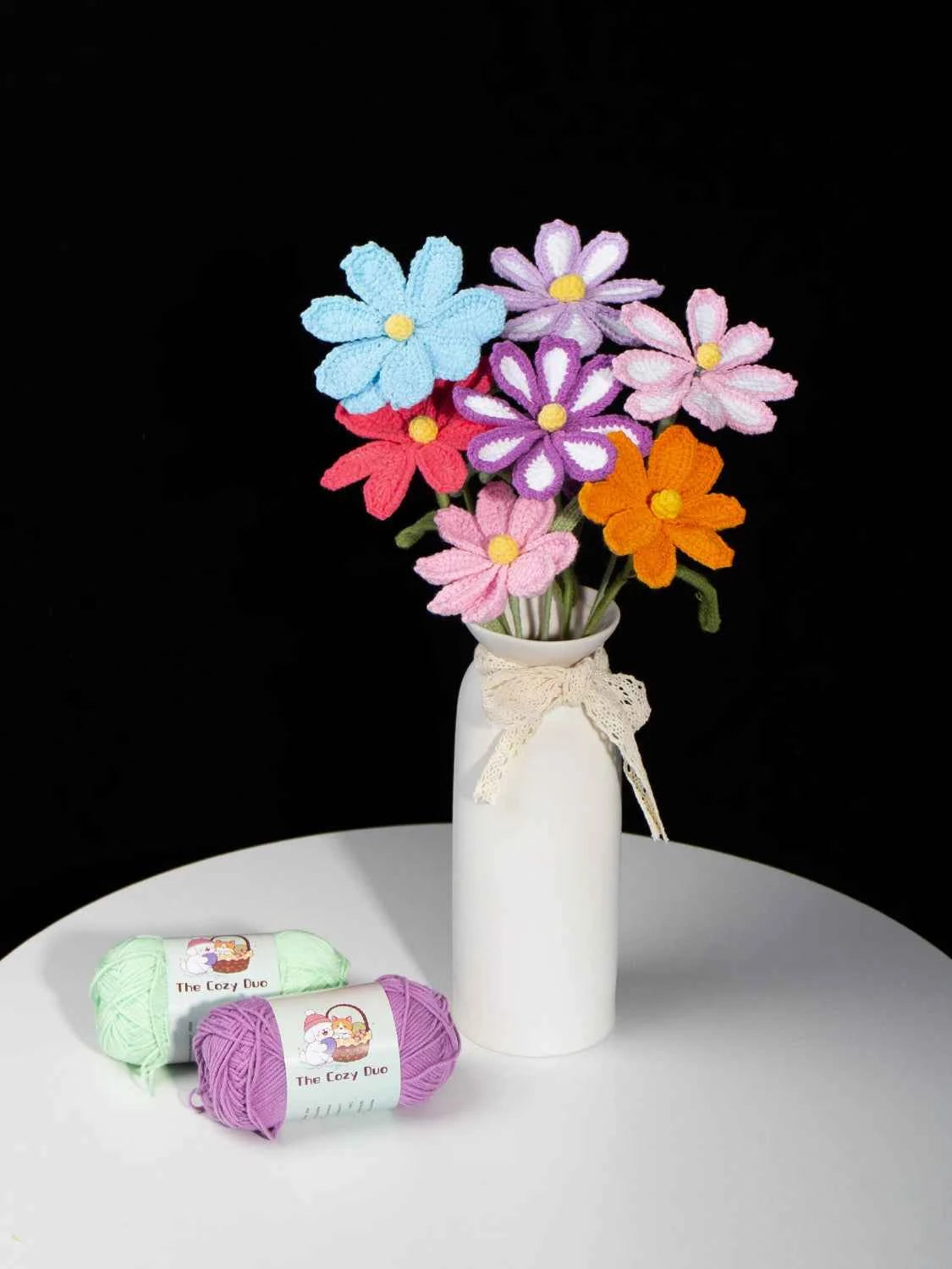 DIY Crochet Galsang Flower Kit