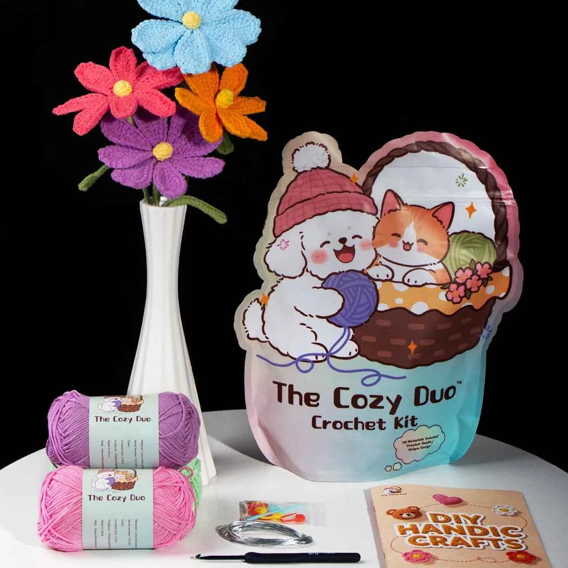 DIY Crochet Galsang Flower Kit