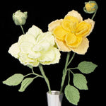 DIY Crochet Heavy Industry Rose Kit Knitted Flower Bouquet Material bag