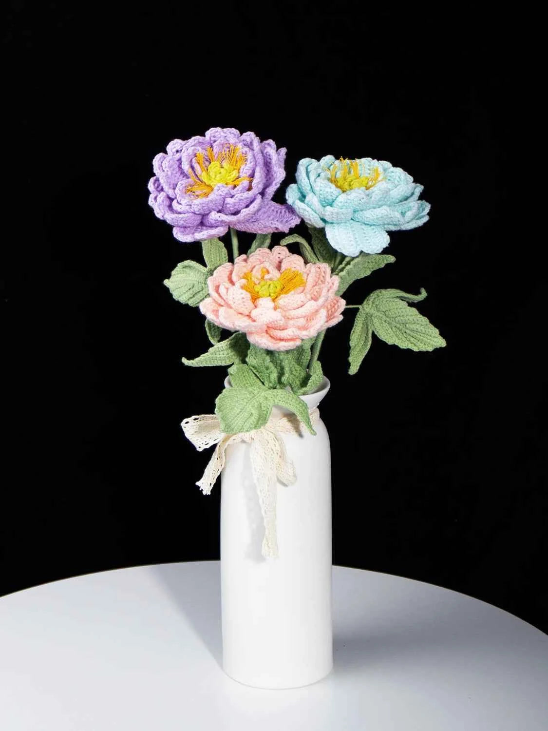 DIY Handmade Diamond Peony Flower Material Set
