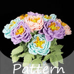 DIY Handmade Diamond Peony Flower Material Set