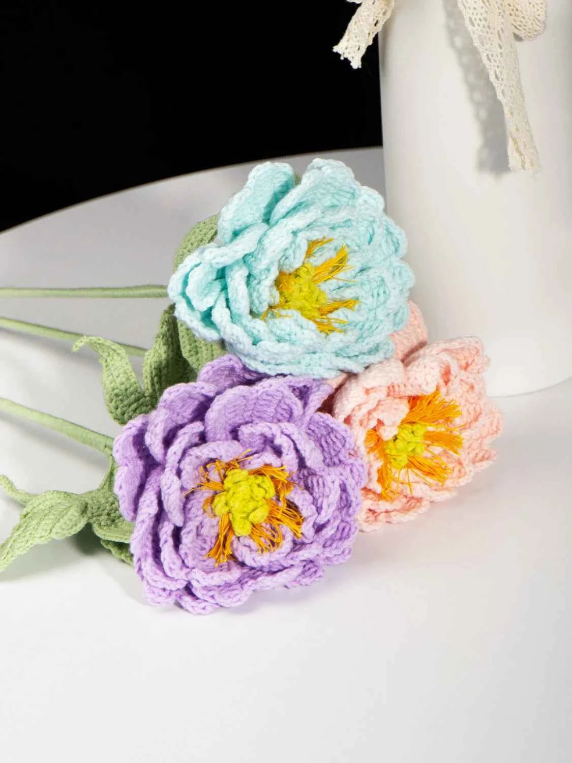 DIY Handmade Diamond Peony Flower Material Set