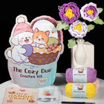 DIY Handcraft Crocheted Peony Flower Material Kits