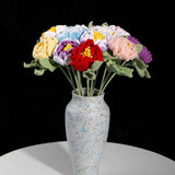 DIY Handcraft Crocheted Peony Flower Material Kits