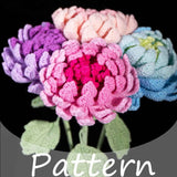 DIY Crochet Dahlia Flower Kit - Handmade Everlasting Blooms
