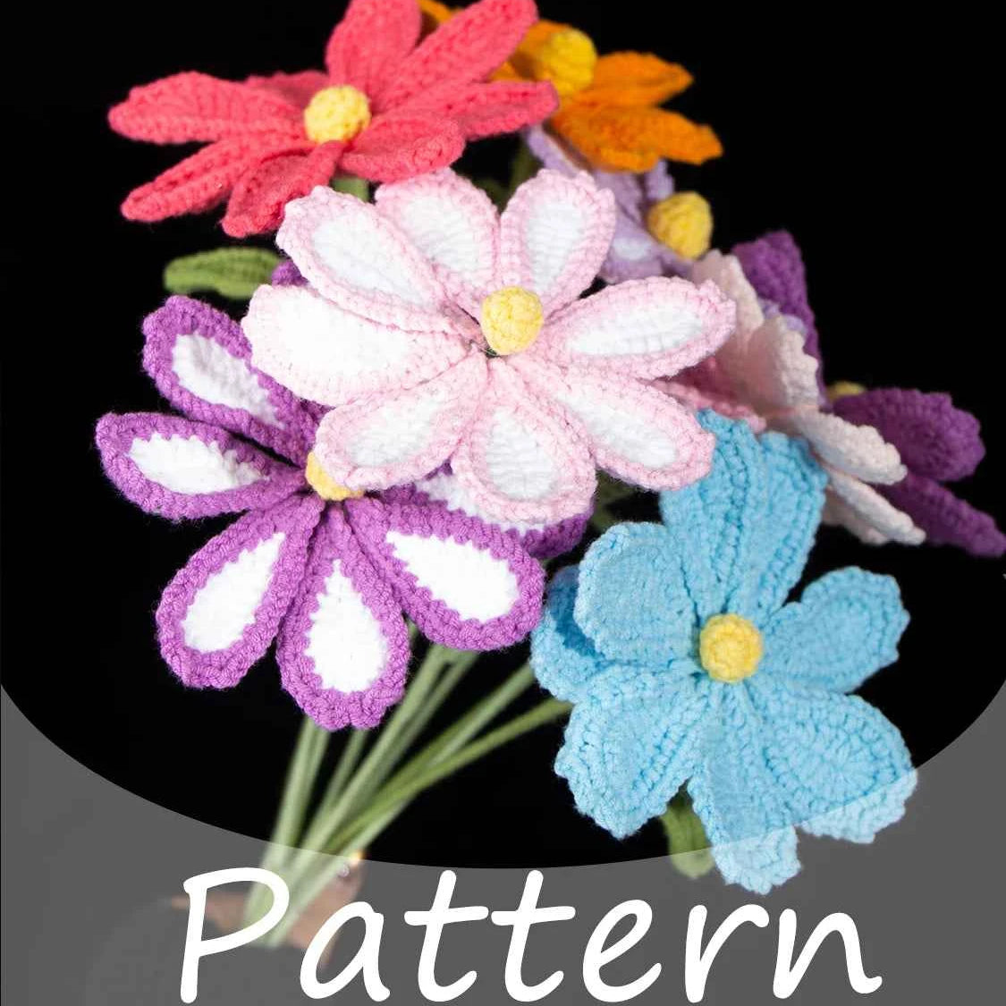 DIY Crochet Galsang Flower Kit