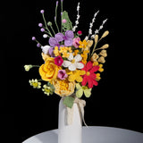 Dopamine Crochet Flower Bouquet (16pieces)
