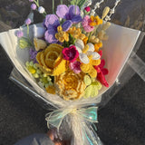 Dopamine Crochet Flower Bouquet (16pieces)