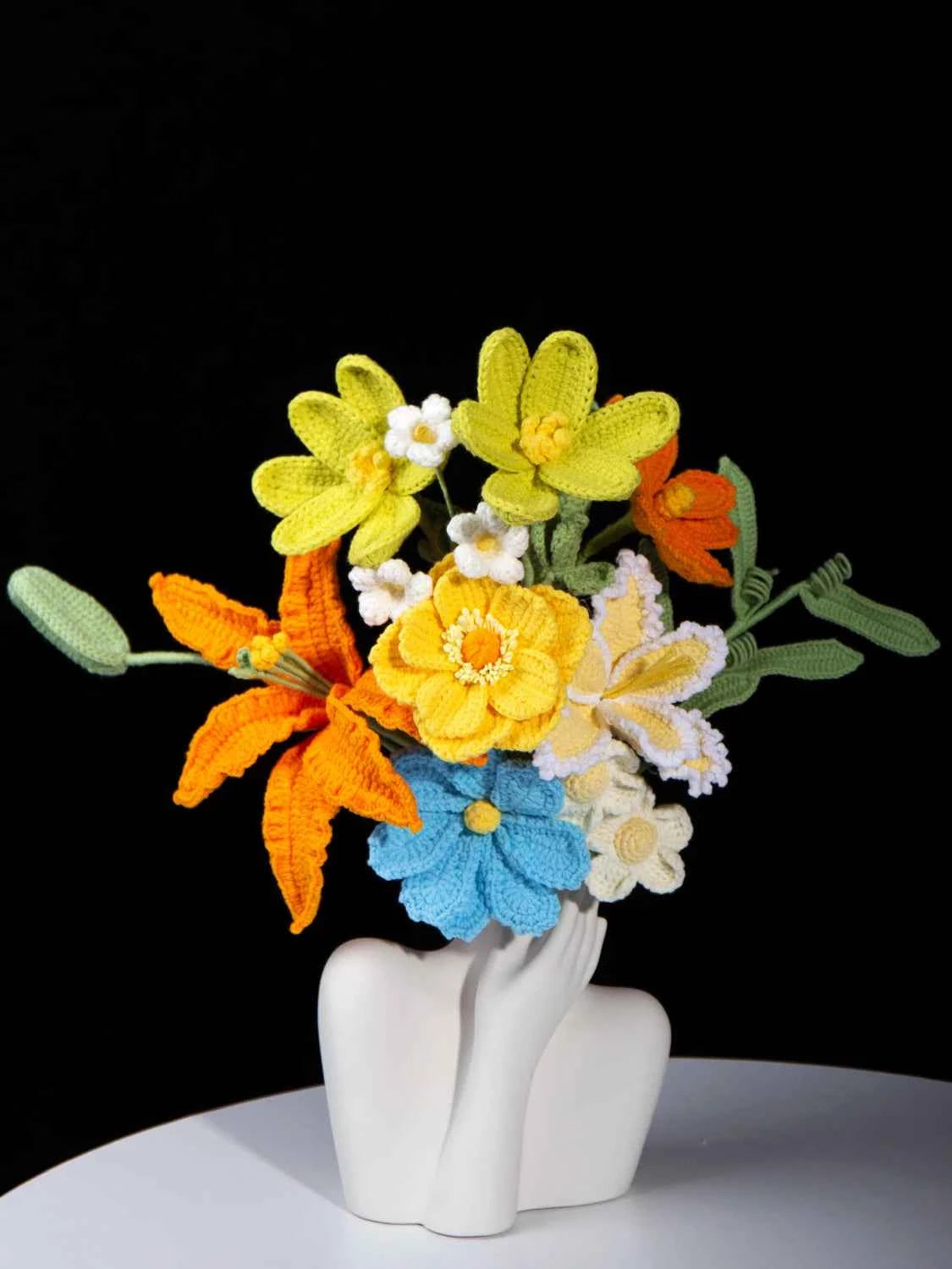 Handmade Crochet Flower Bouquet - Forever Floral Gift for Her