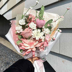 Epiphyllum Flower Crochet Bouquet (14 pieces)