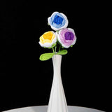 Hand Crocheted Single Rose Bouquet for Valentine's Day