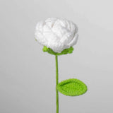 Hand Crocheted Single Rose Bouquet for Valentine's Day