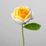 Hand Crocheted Single Rose Bouquet for Valentine's Day