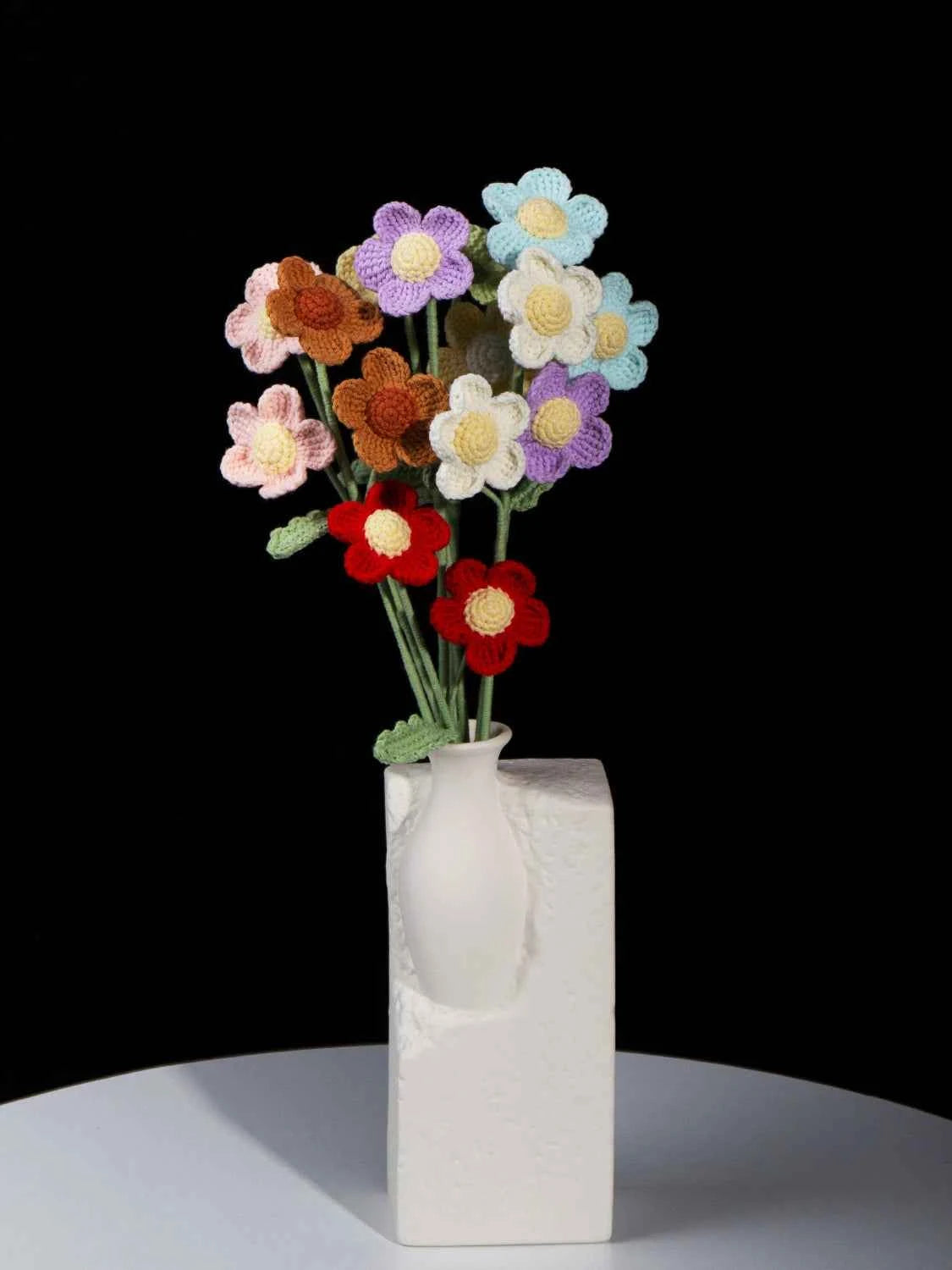 Handmade Crochet Afghan Flower