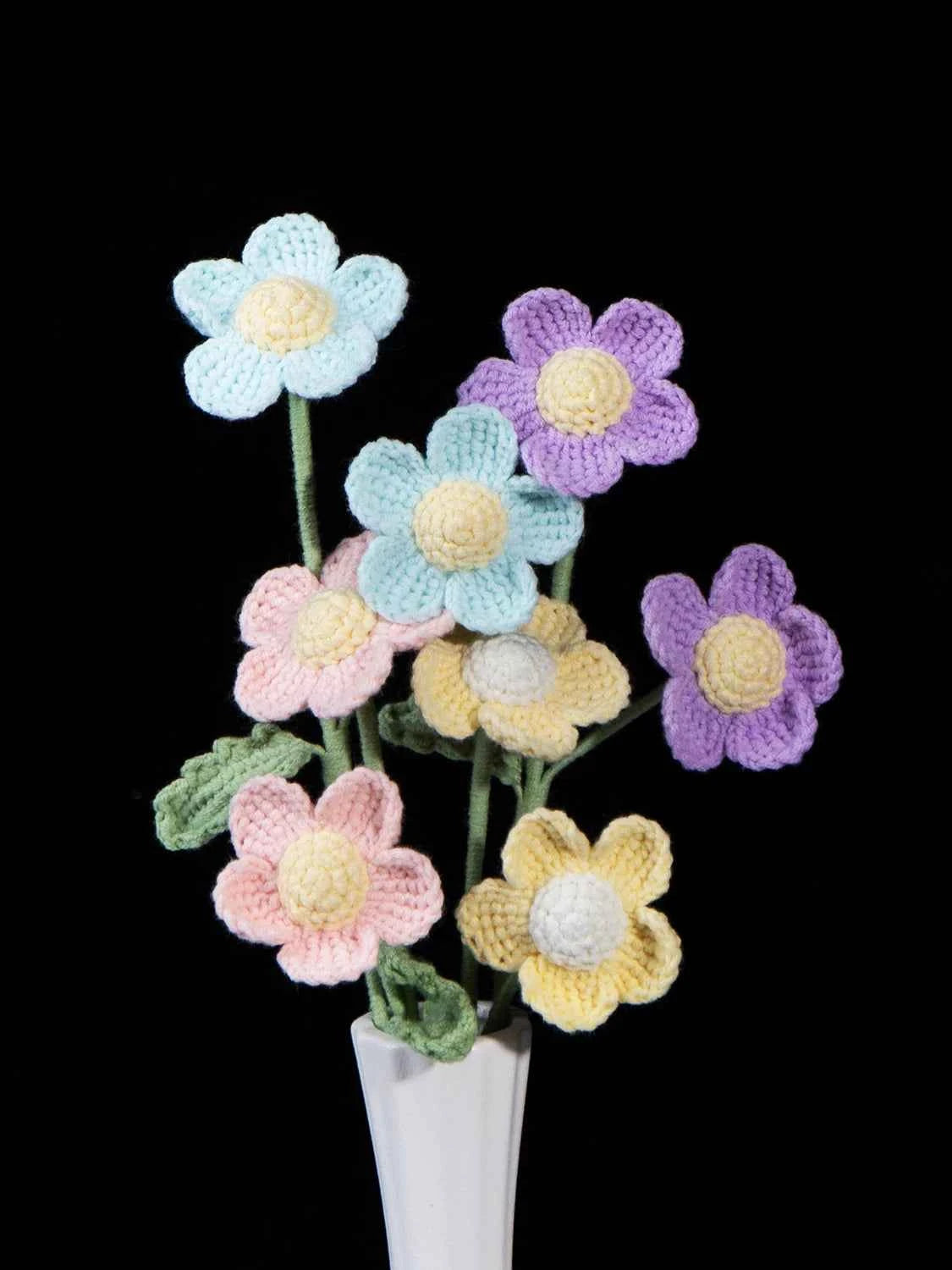 Handmade Crochet Afghan Flower