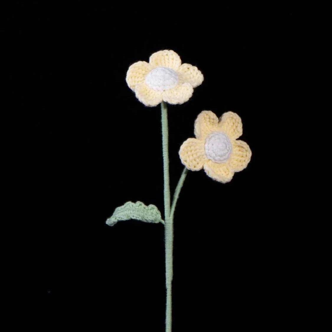 Handmade Crochet Afghan Flower