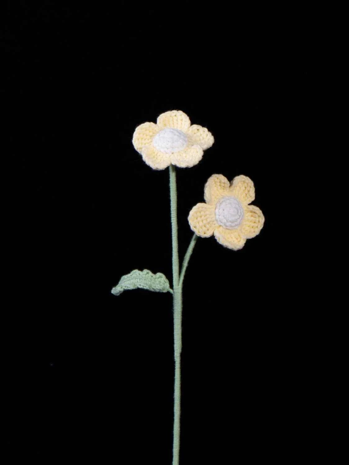 Handmade Crochet Afghan Flower