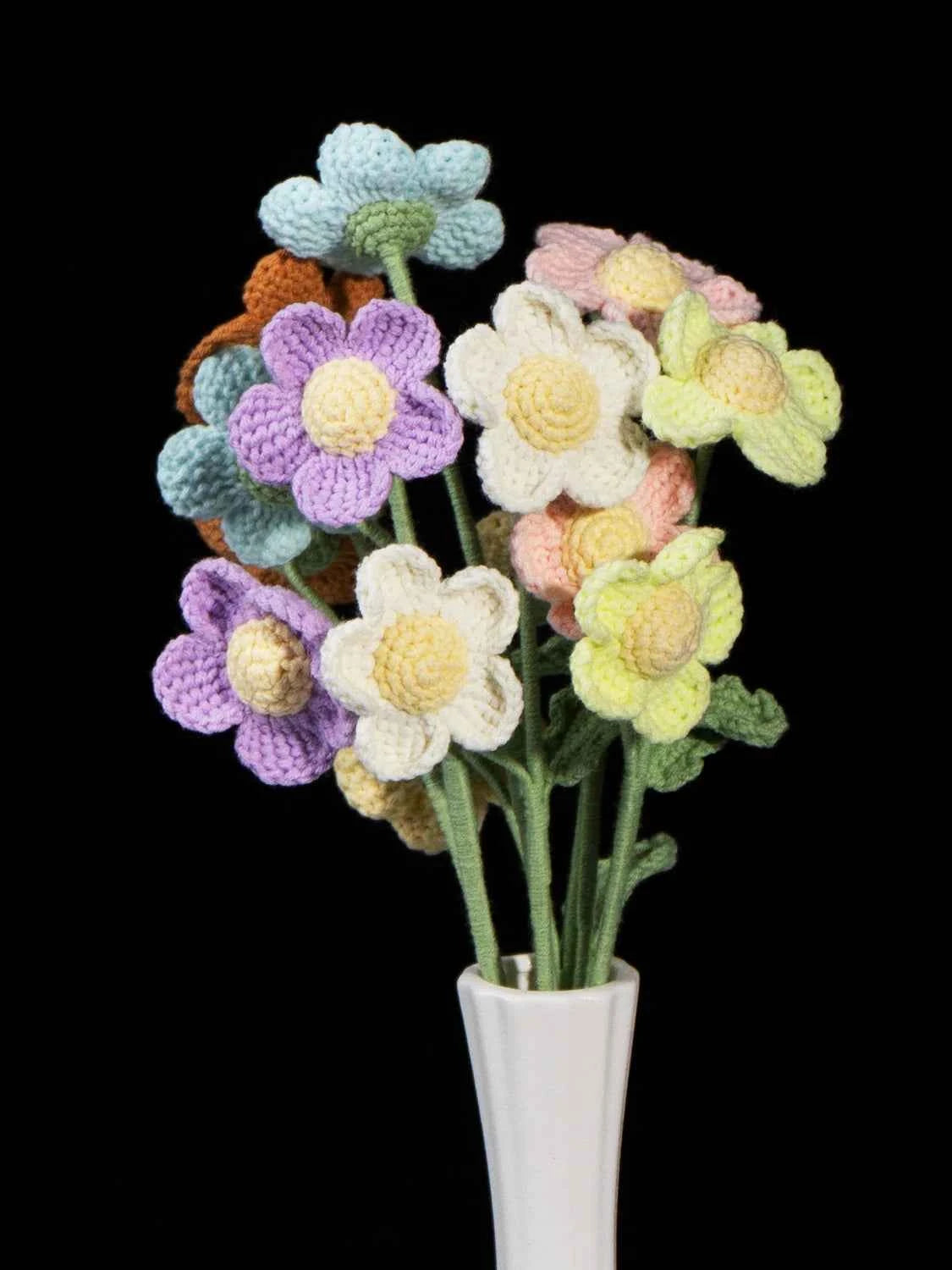 Handmade Crochet Afghan Flower