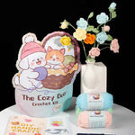 Handmade Crochet Barbie Rose Bouquet Material Kits