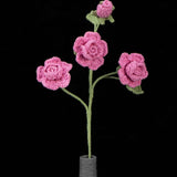 Handmade Crochet Barbie Rose Bouquet Material Kits