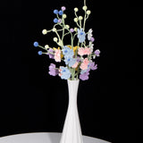Handmade Crochet Dancing Orchid Forever Blooming Artificial Flower Bouquet