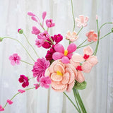 Handmade Crochet Flower Bouquet – Rose Forever Blooms