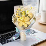 Handmade Crochet Flower Bouquet – Knitted Gesang Gift, Forever Flowers for Birthday, Mother's Day, Wedding Decor