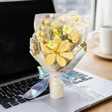 Handmade Crochet Flower Bouquet – Knitted Gesang Gift, Forever Flowers for Birthday, Mother's Day, Wedding Decor