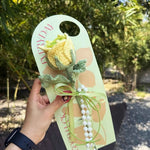 Handmade Crochet Green Rose Flower Bouquet