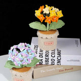 Handmade Crochet Hydrangea Potted Plant