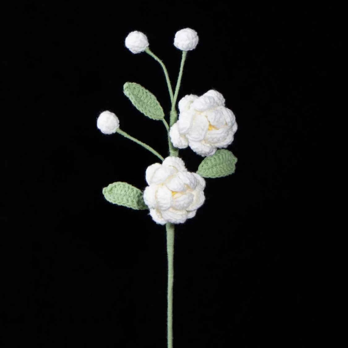 Amigurumi Jasmine Flower | Knitted Floral Gift | Home Table Decor