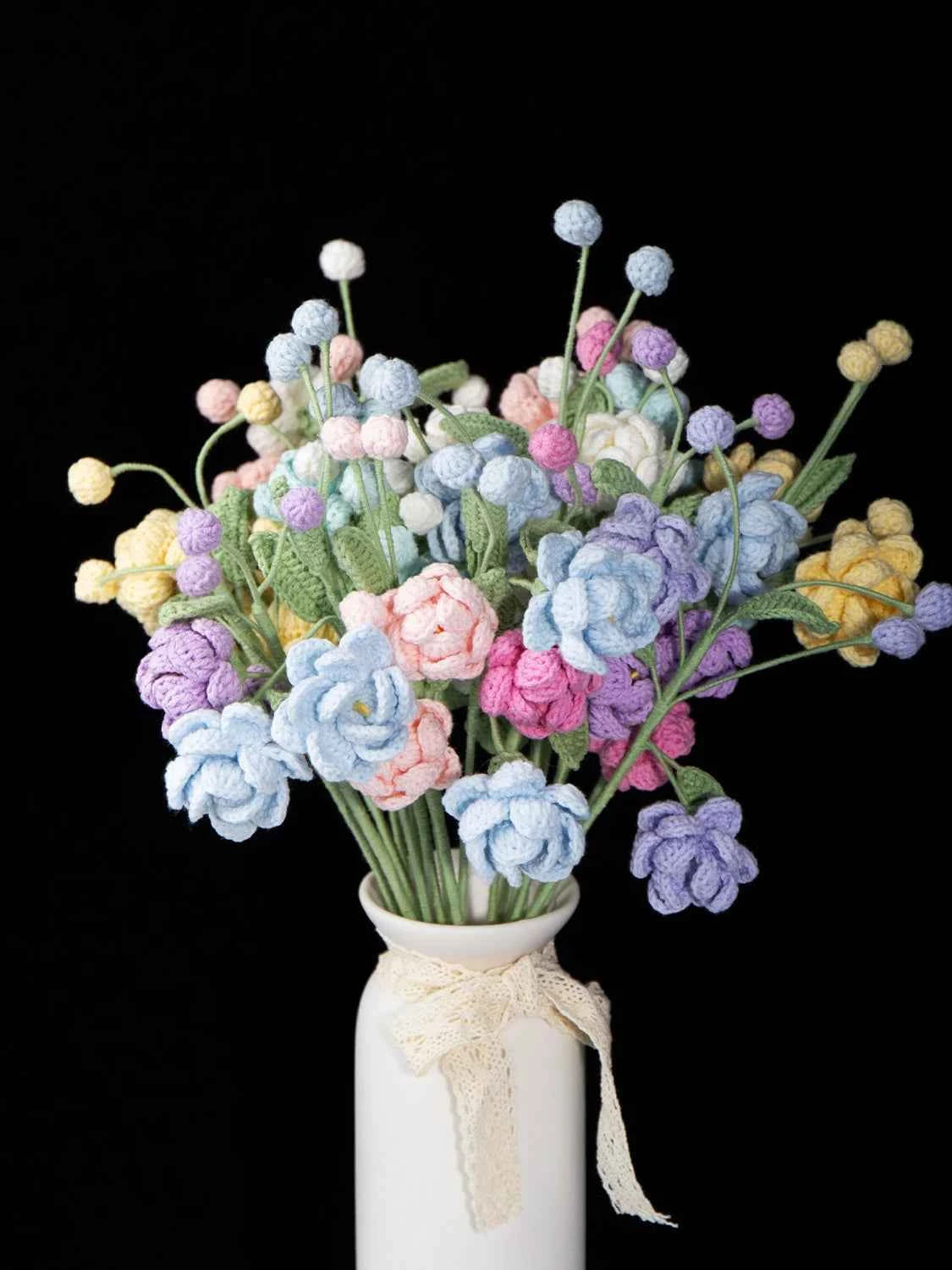 Amigurumi Jasmine Flower | Knitted Floral Gift | Home Table Decor