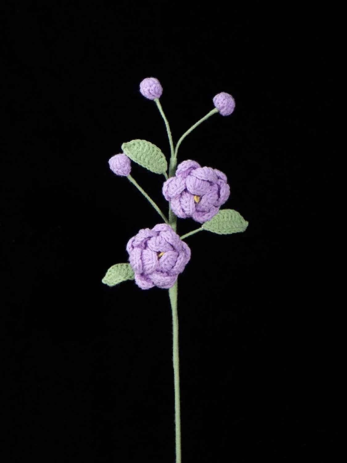 Amigurumi Jasmine Flower | Knitted Floral Gift | Home Table Decor
