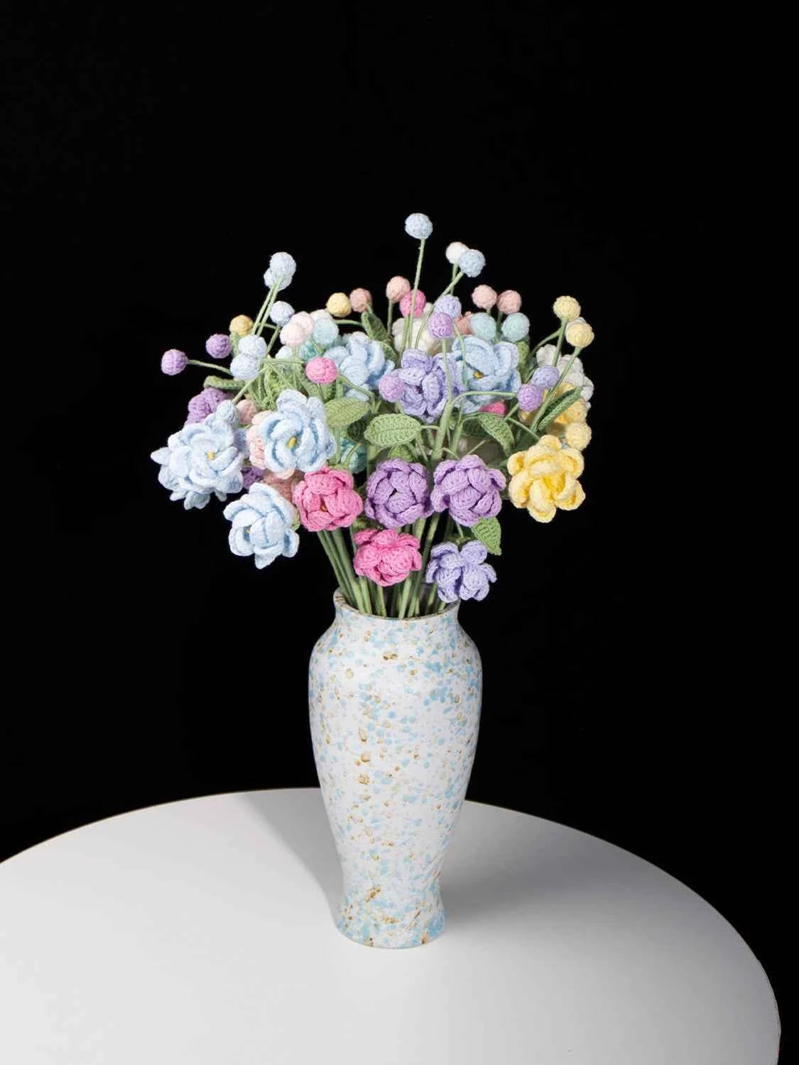 Amigurumi Jasmine Flower | Knitted Floral Gift | Home Table Decor