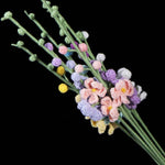 Handmade Crochet Larkspur– Everlasting Flower