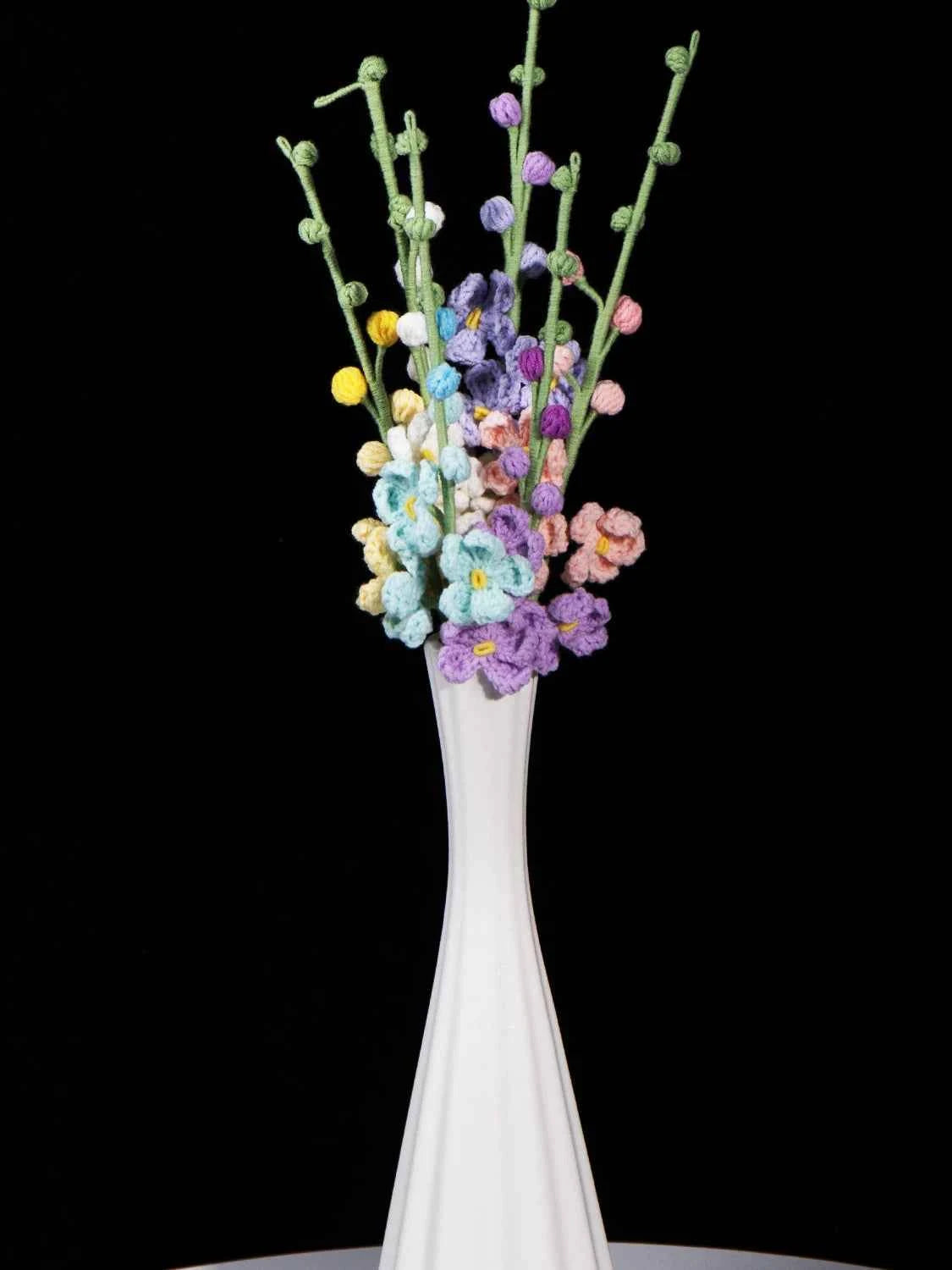 Handmade Crochet Larkspur– Everlasting Flower