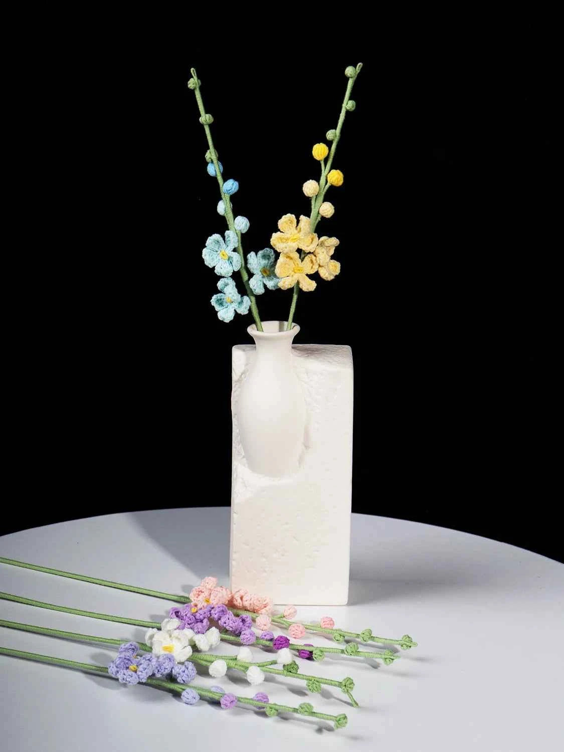 Handmade Crochet Larkspur– Everlasting Flower