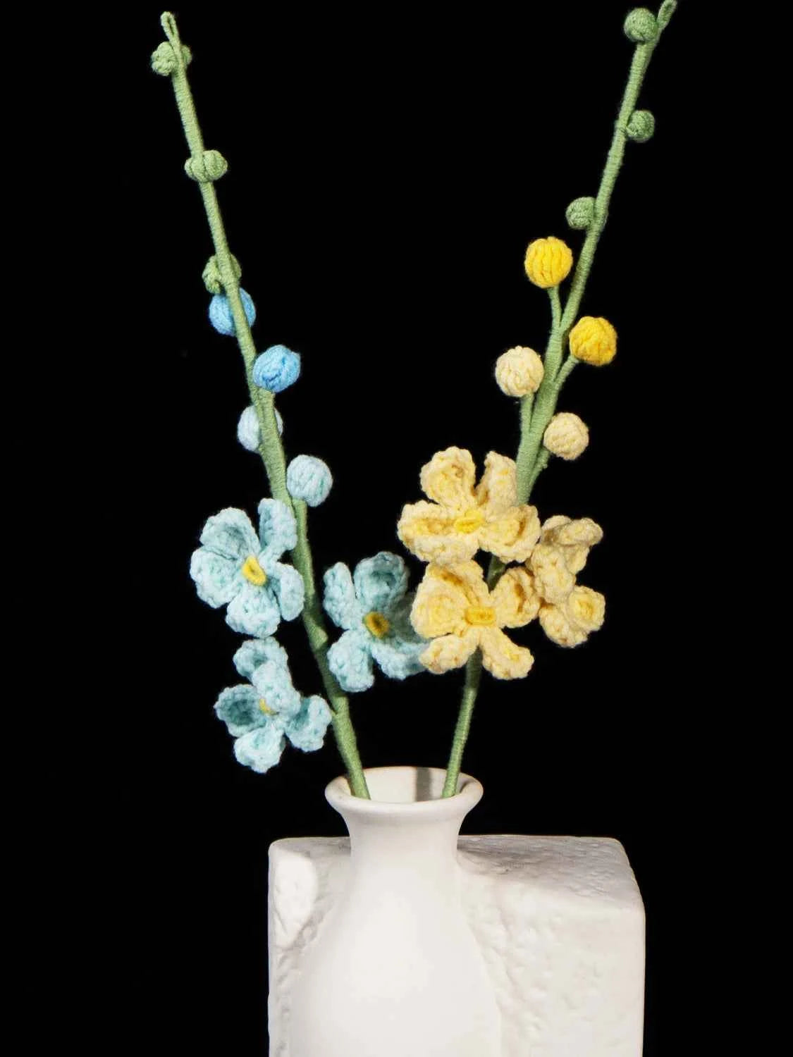 Handmade Crochet Larkspur– Everlasting Flower