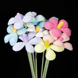 Handmade Crochet Plumeria Flower
