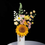 Handmade Crochet Sunflower Bouquet(12 pieces)