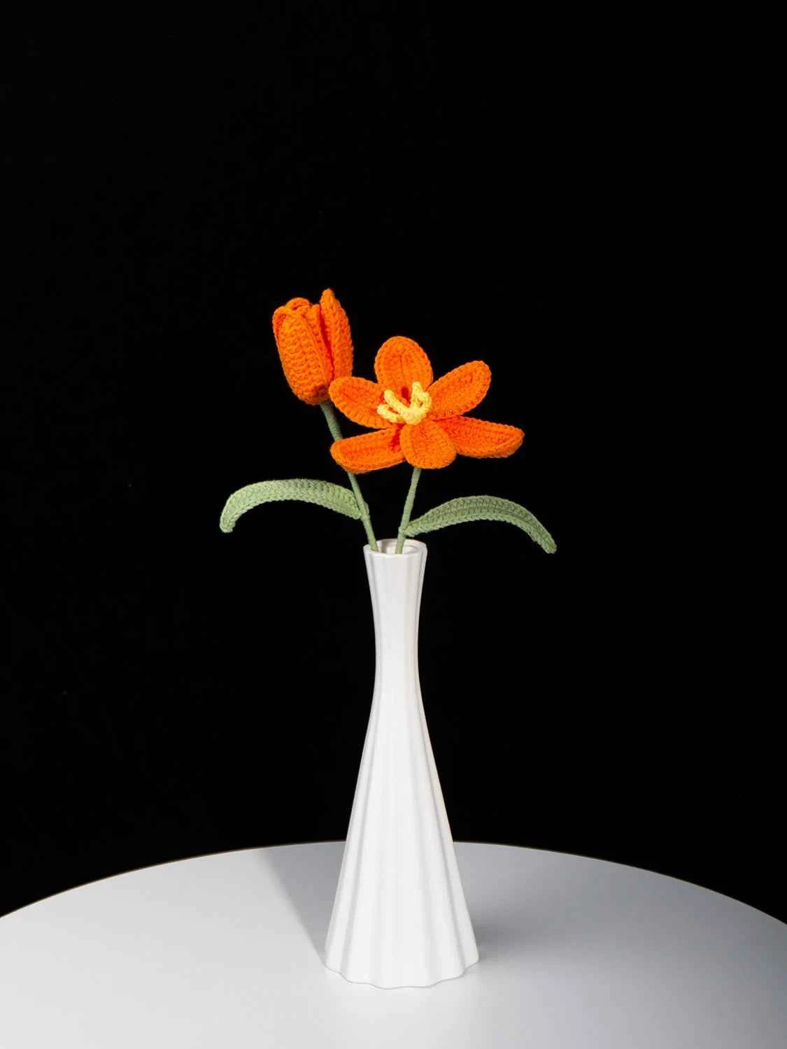 Handmade Crochet Tulip Flower