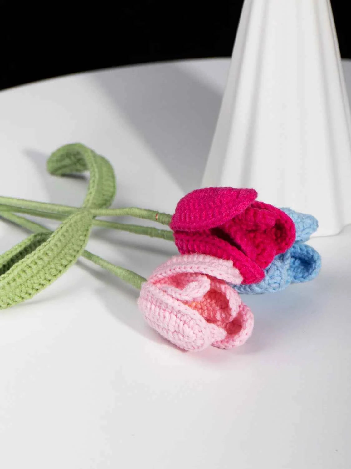 Handmade Crochet Tulip Flower
