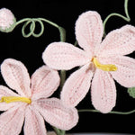 Handmade Crochet Tung Oil Flower Potted Plant