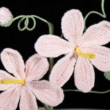 Handmade Crochet Tung Oil Flower Potted Plant