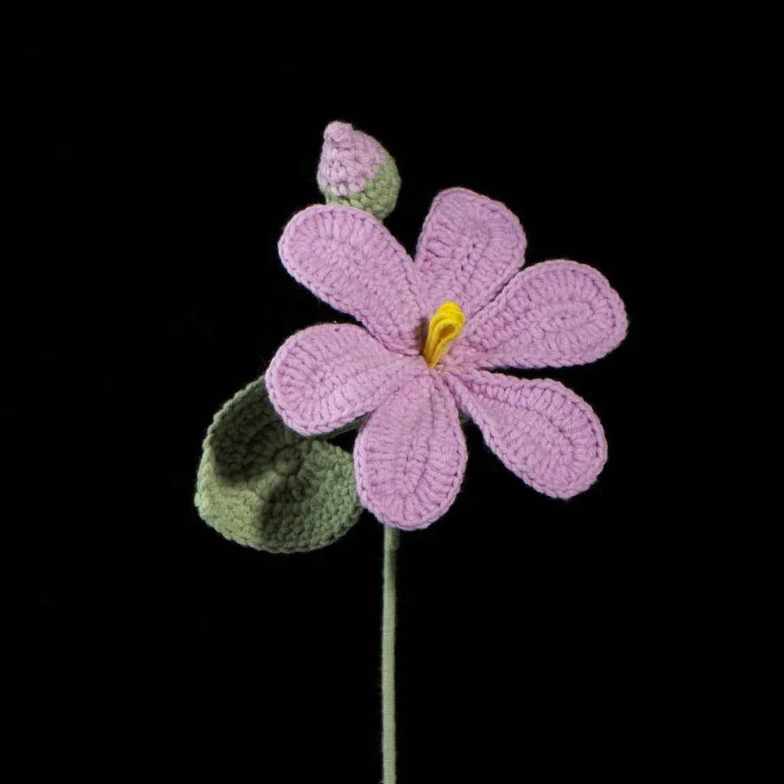 Handmade Crochet Tung Tree Flower Stems | Forever Blossom for First Love & Friendship
